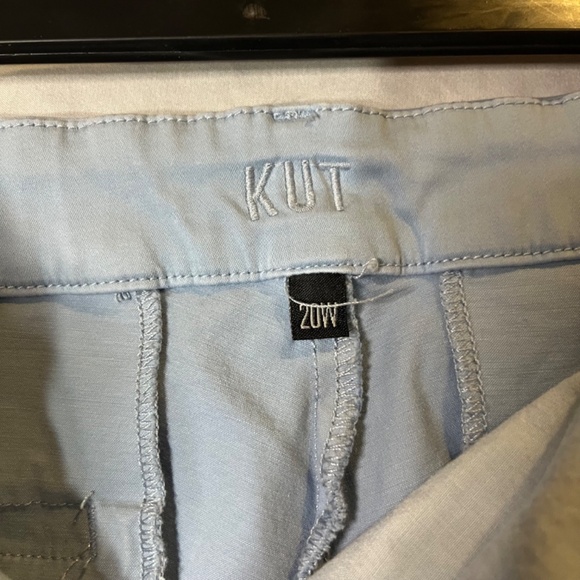 Kut from the Kloth Light Blue Crop Trouser Pant Women Plus Size 20W SP274GA1 - Picture 8 of 11